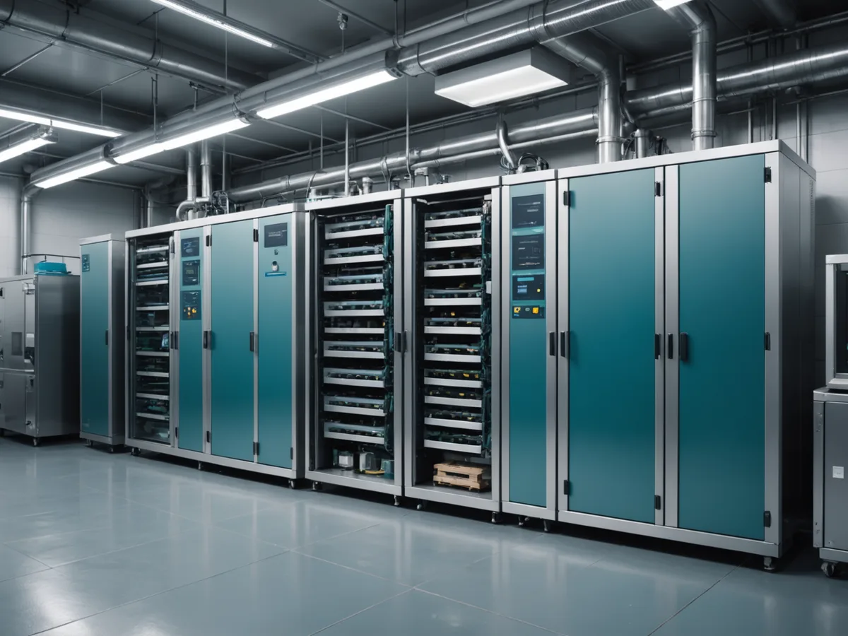 Compact industrial edge server in a plant equipment room